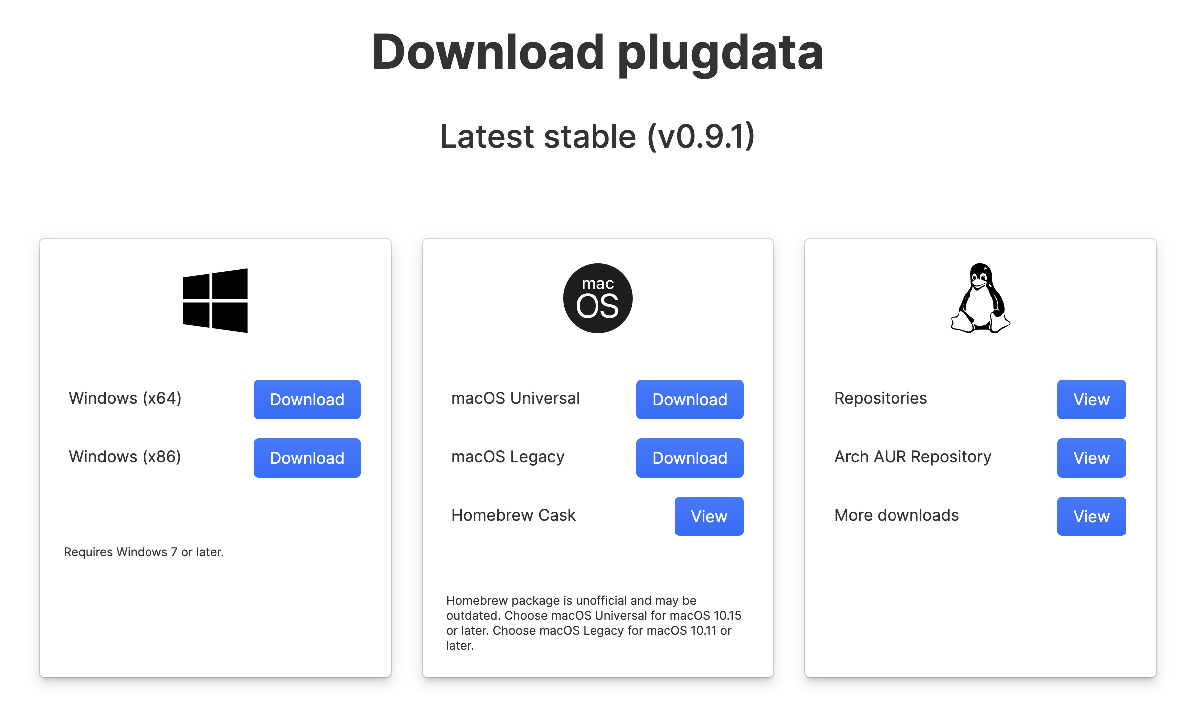 Plugdata Download Page